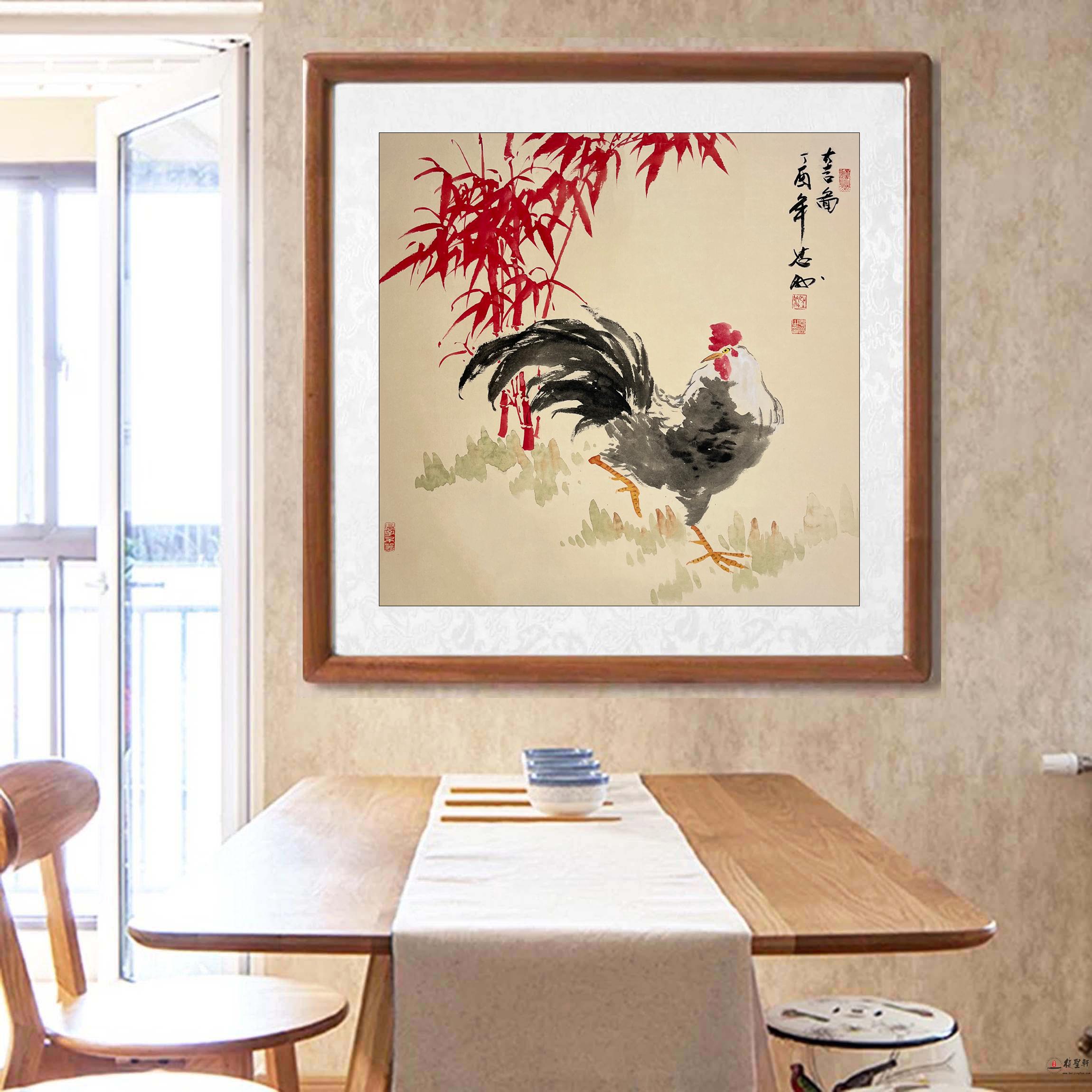 陈忠洲 大鸡图《大吉图》-复圣轩字画