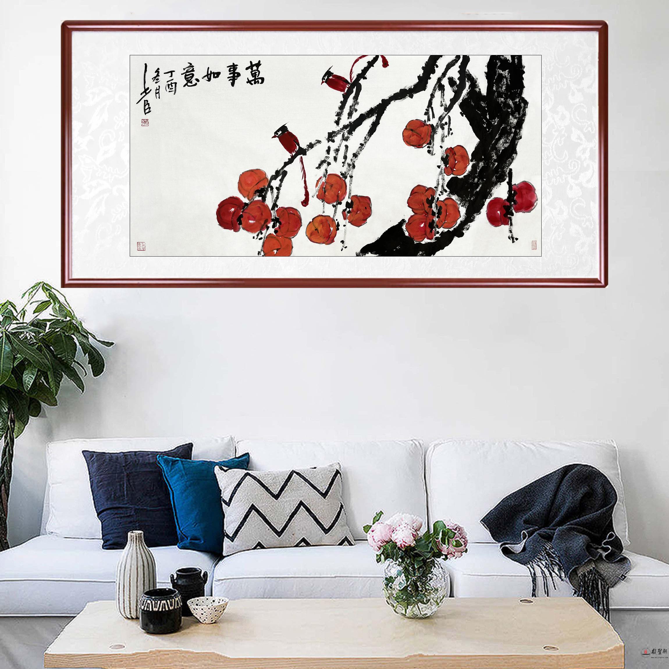 邢少臣 花鸟《萬事如意》-复圣轩字画