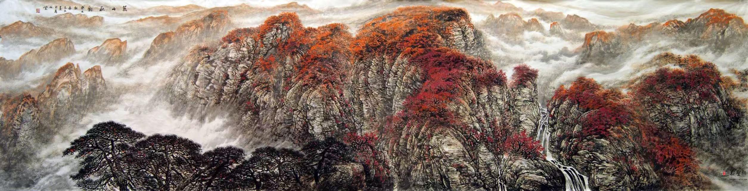 陈克永 山水《晴秋》-复圣轩字画